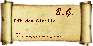 Bódog Gizella névjegykártya